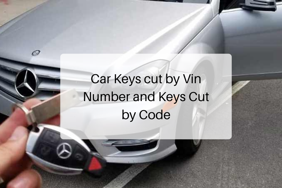 Car Keys cut by Vin Number and Keys Cut by Code
